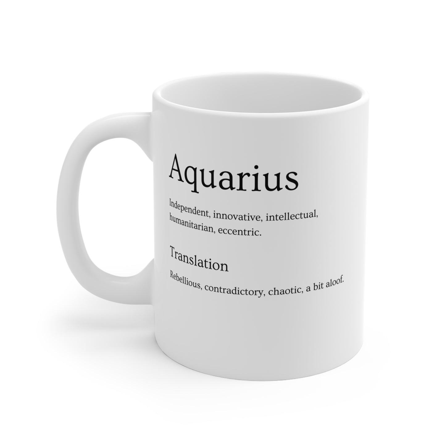 Aquarius Zodiac Mug