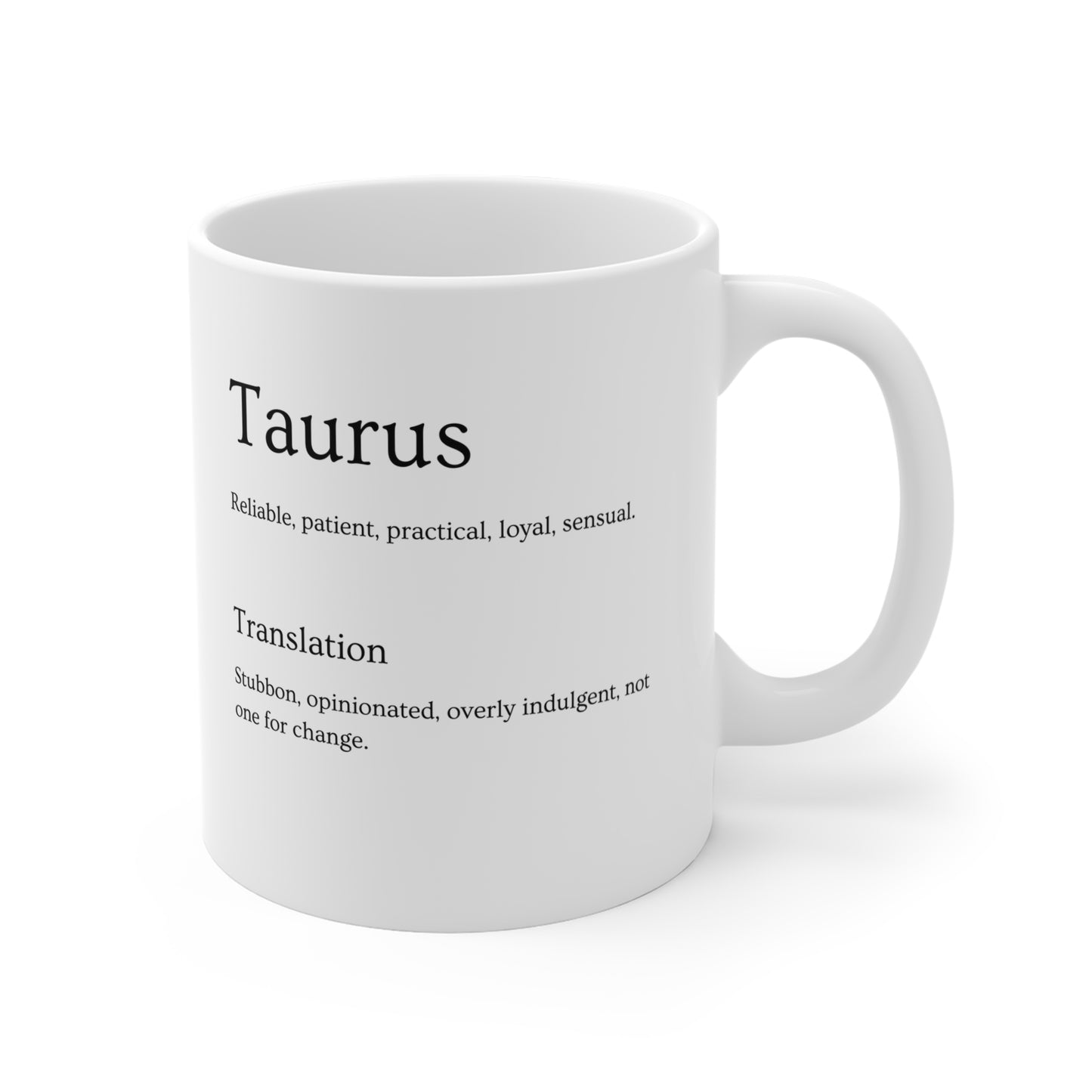 Taurus Zodiac Mug
