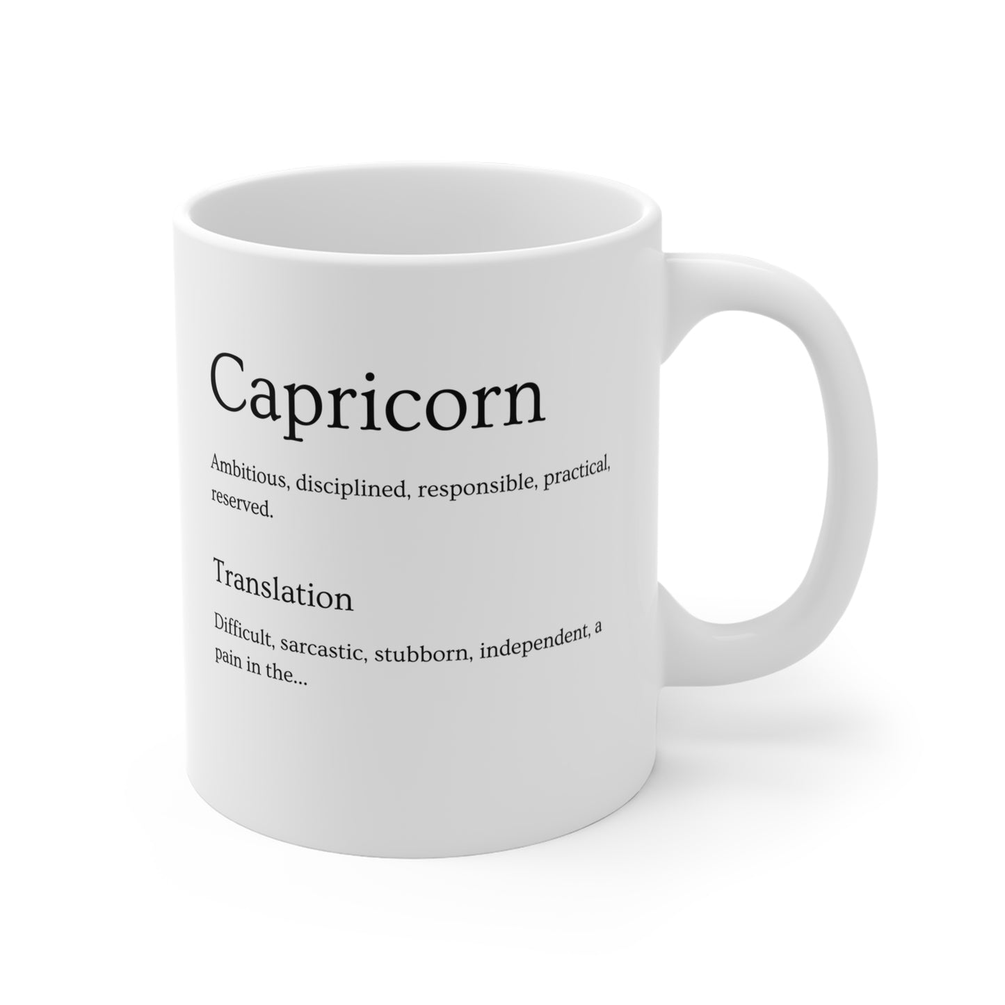 Capricorn Zodiac Mug