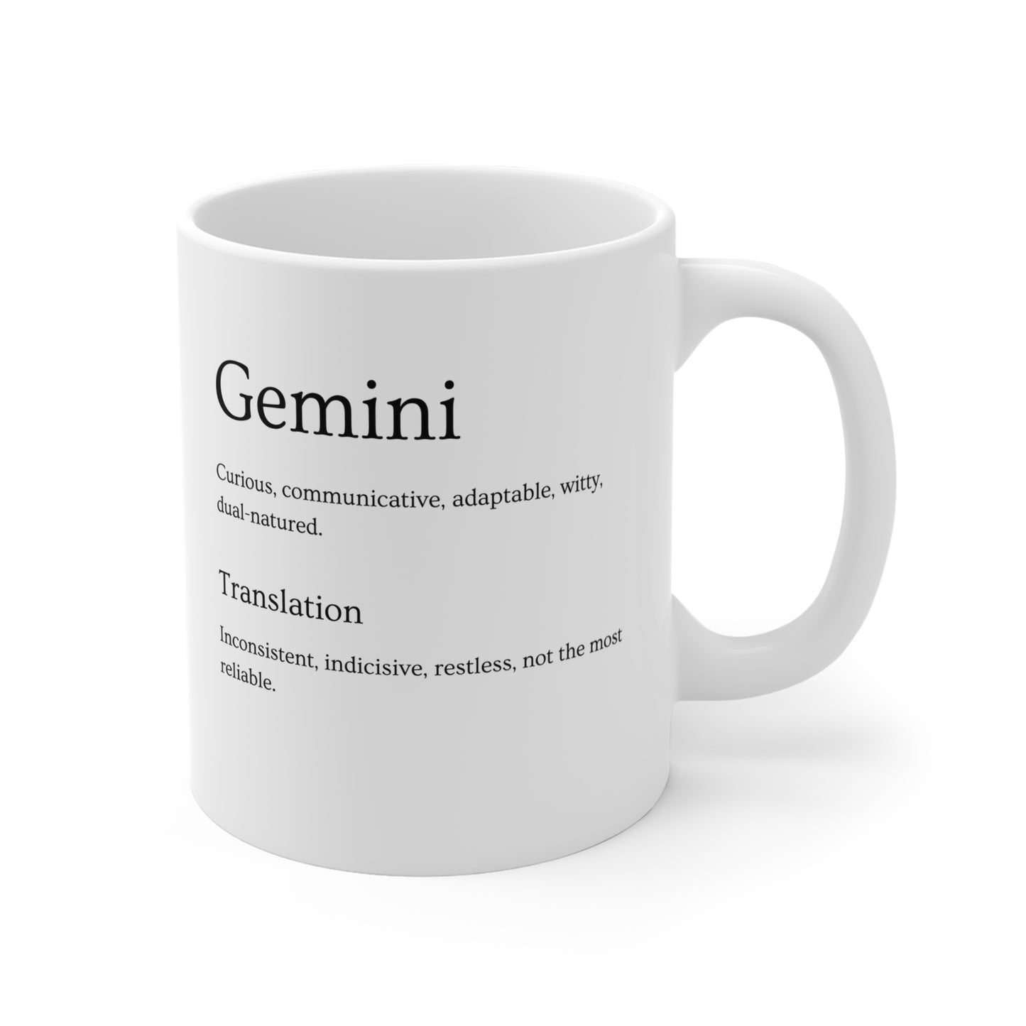Gemini Zodiac Mug