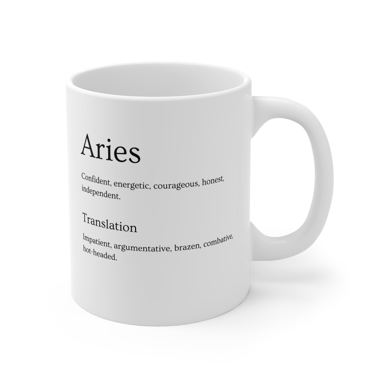 Aries Zodiac Mug