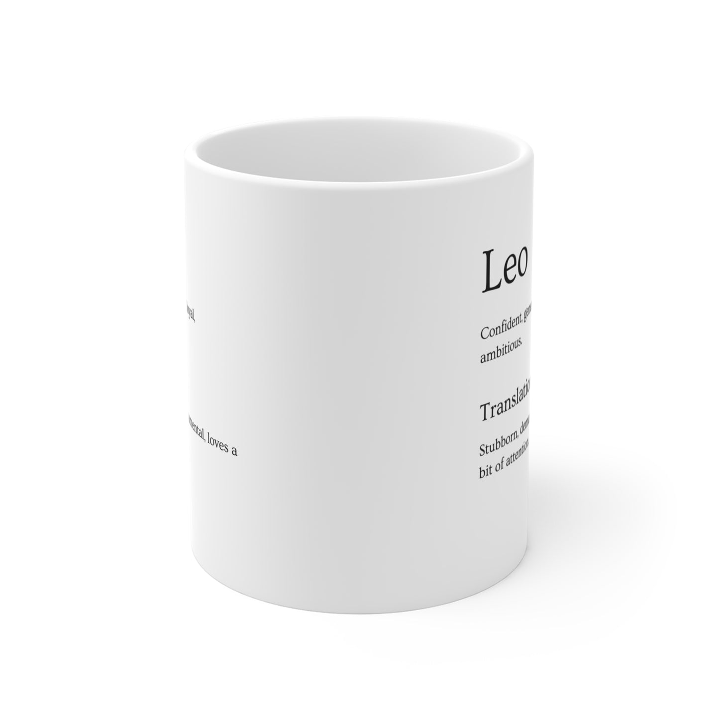 Leo Zodiac Mug