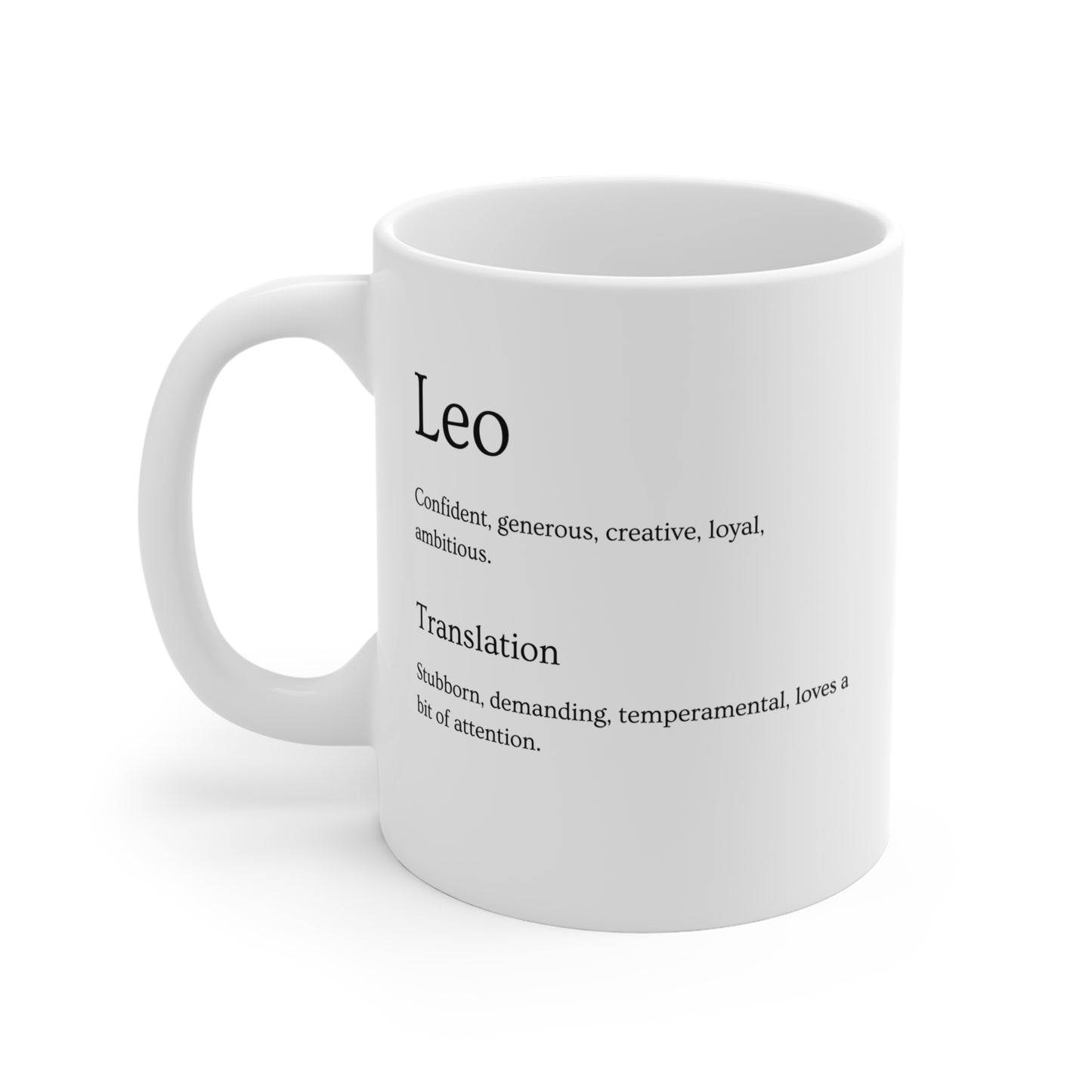 Leo Zodiac Mug