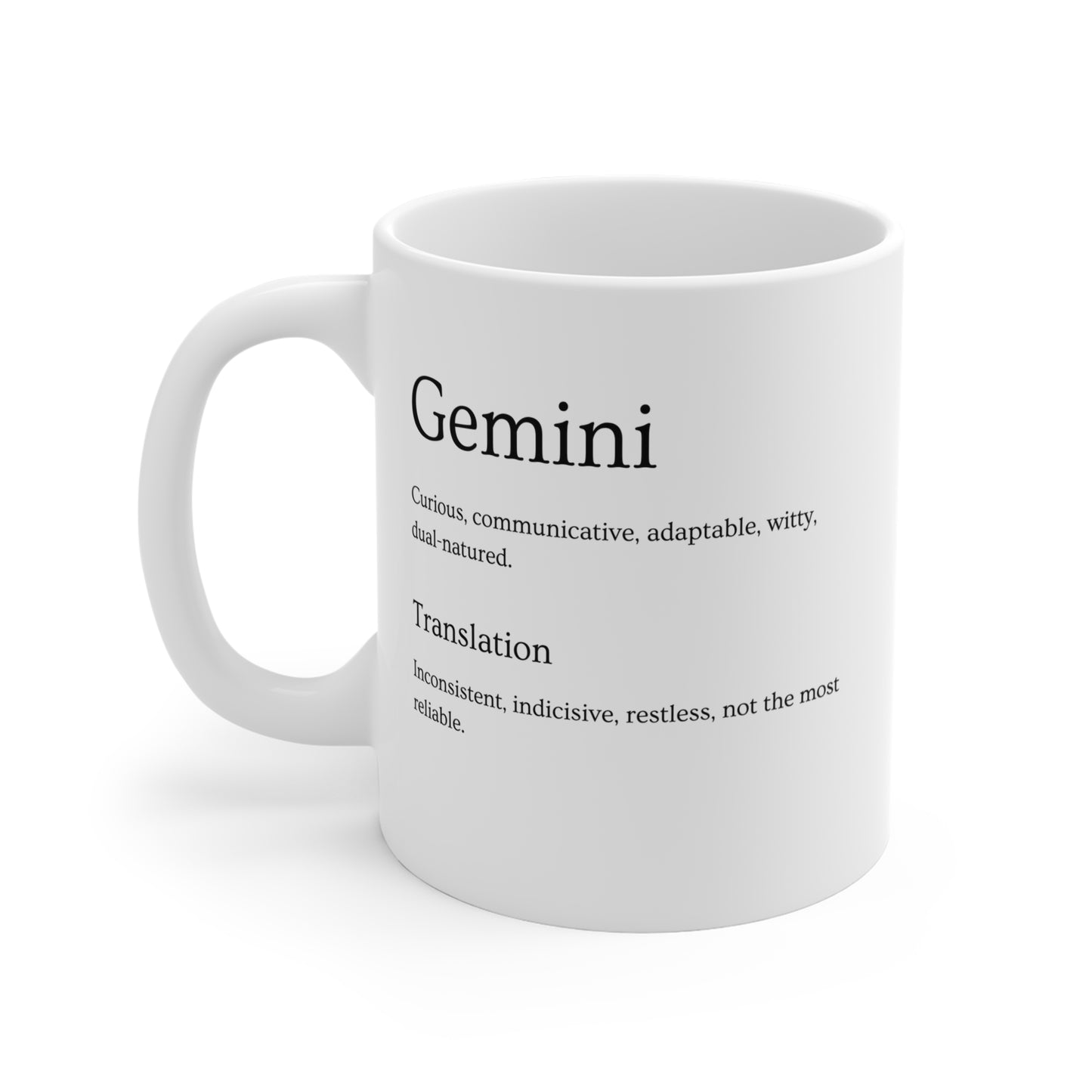 Gemini Zodiac Mug