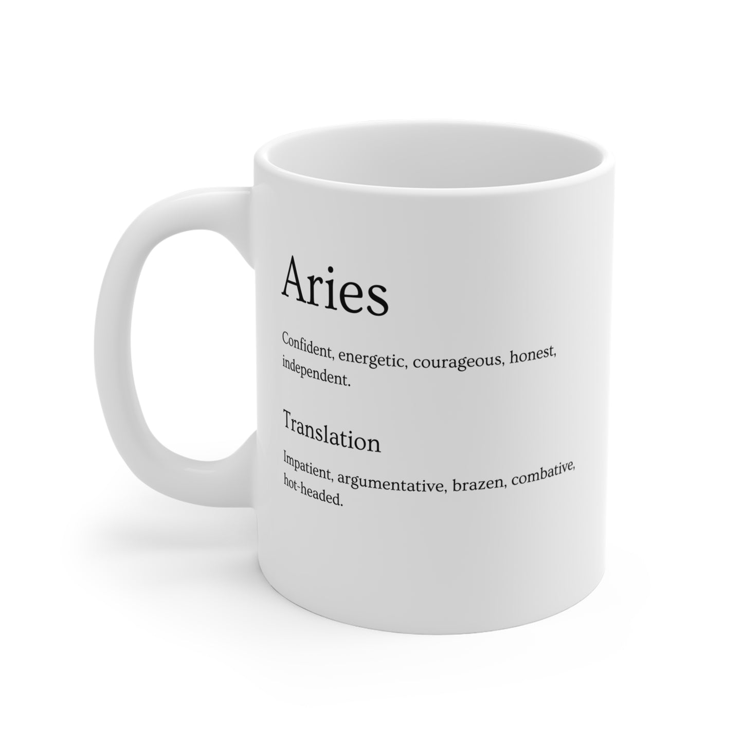 Aries Zodiac Mug