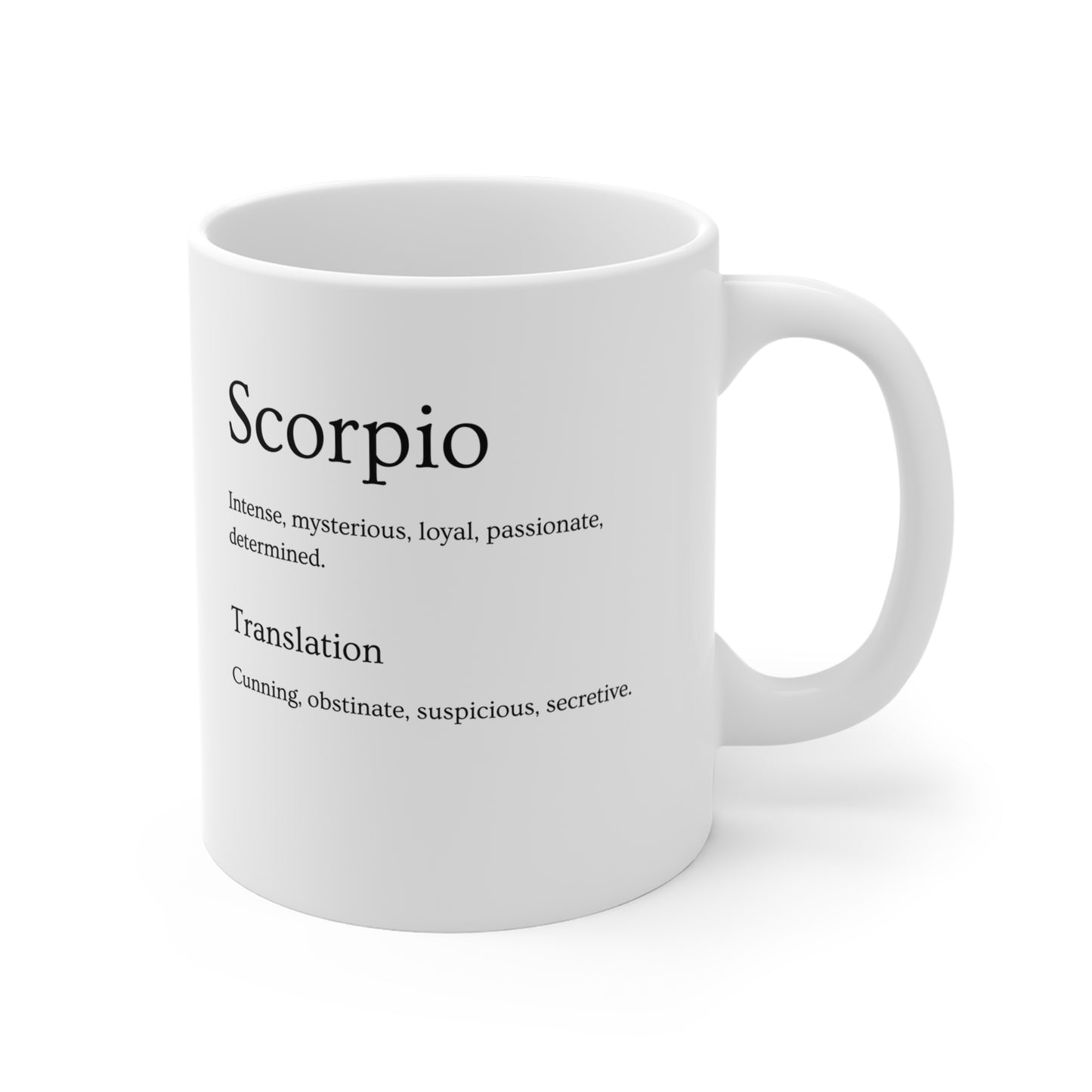 Scorpio Zodiac Mug