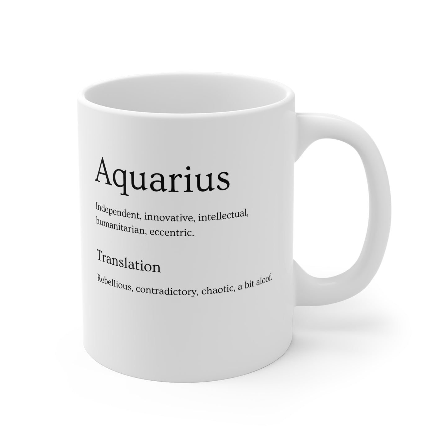 Aquarius Zodiac Mug
