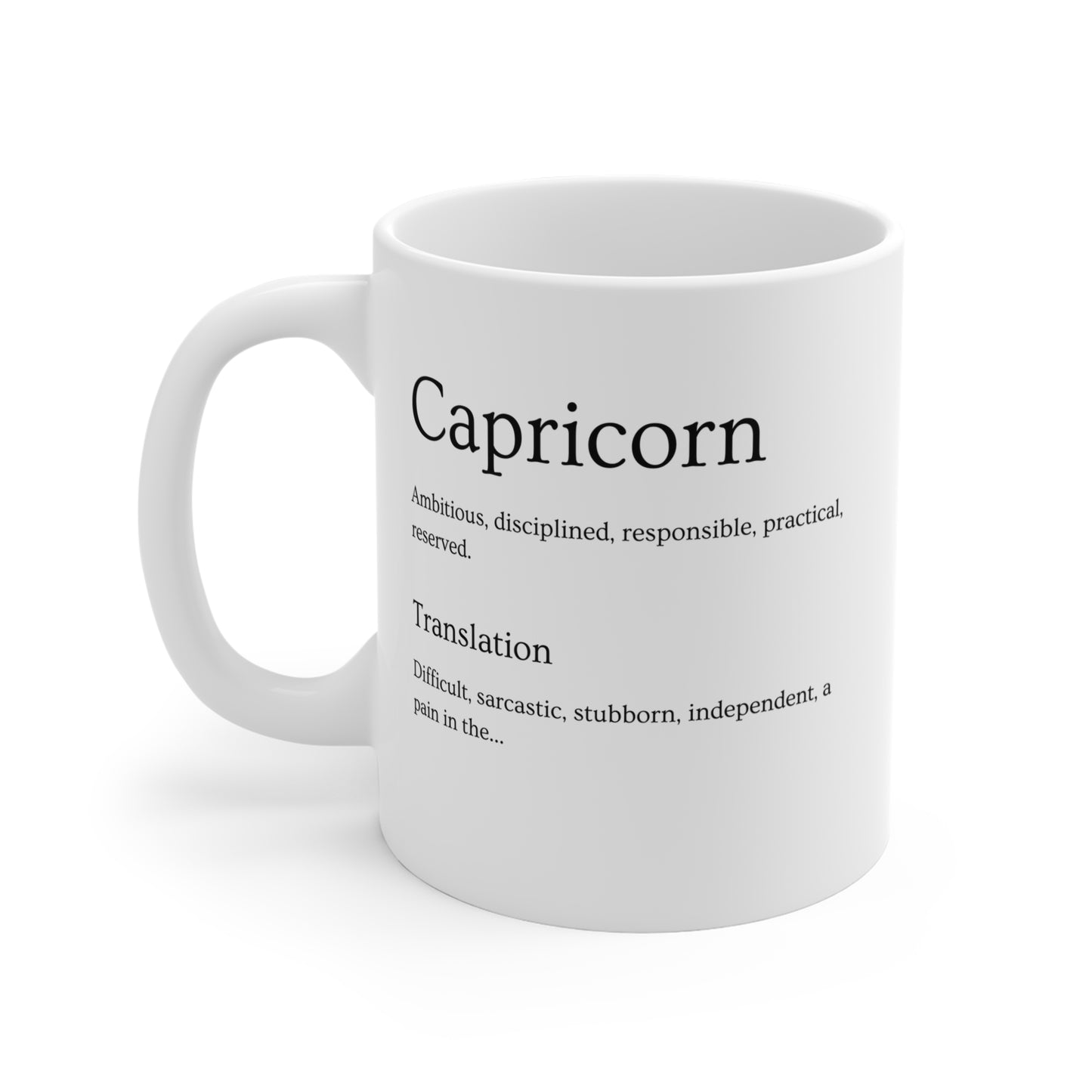 Capricorn Zodiac Mug